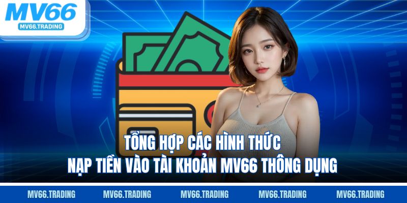 Tổng hợp các hình thức nạp tiền vào tài khoản MV66 thông dụng